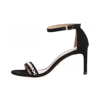 Stuart Weitzman/SW One Strap Sandals Women's Black