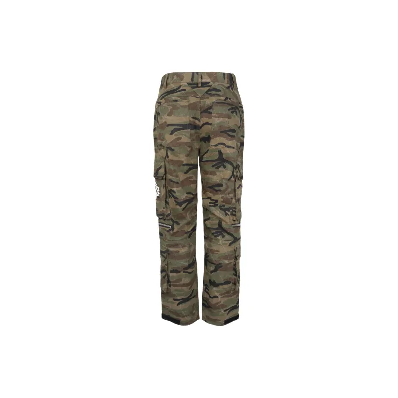 False Perception Cargo Pants Unisex Army Green-2