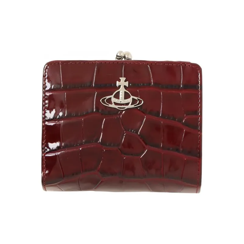 Vivienne Westwood Calfskin Card Holder Wallet Women's Brown-0