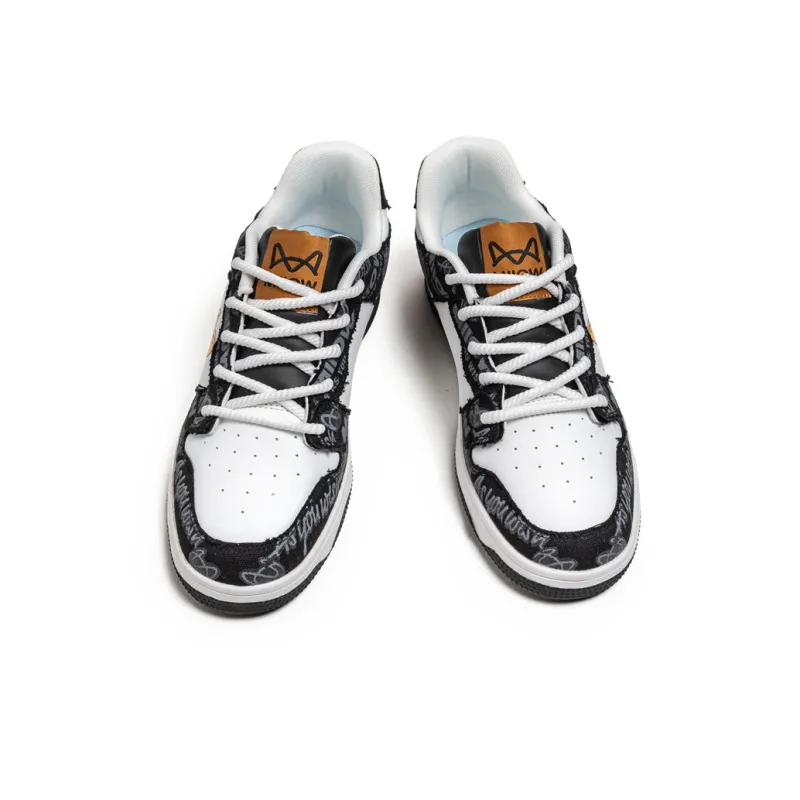 MIIOW Trend Party Series Coverage Anti-Slip Wear-Resistant Lightweight Breathable Low-Top Skateboard Shoes Unisex-13