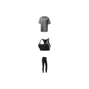 SINGLELADY Yoga Sets Polyester Pilates Training Quick-Dry Workout Clothing