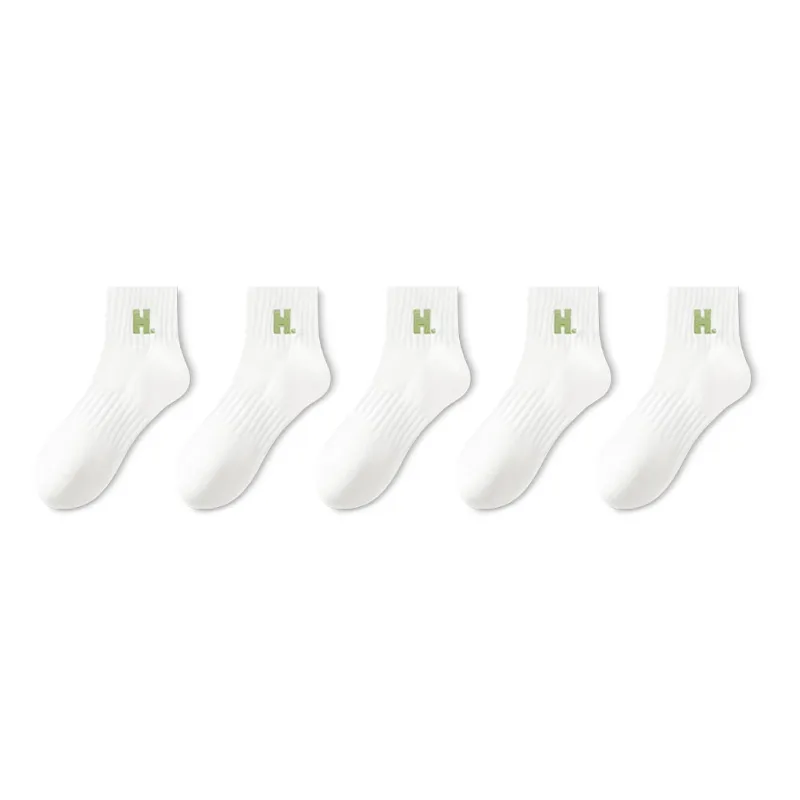 Taste The Color Mid Calf Socks Women's 5 Pack-9