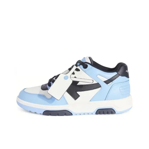 OFF-WHITE Skateboard Shoes Men Low-Top Light Blue