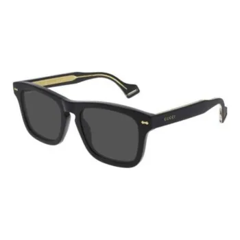 GUCCI Acetate Square Sunglasses Unisex Black