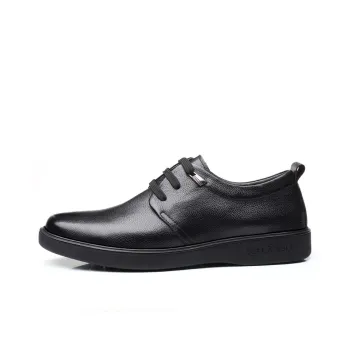 Romon Dress Shoes Men Low-Top Black