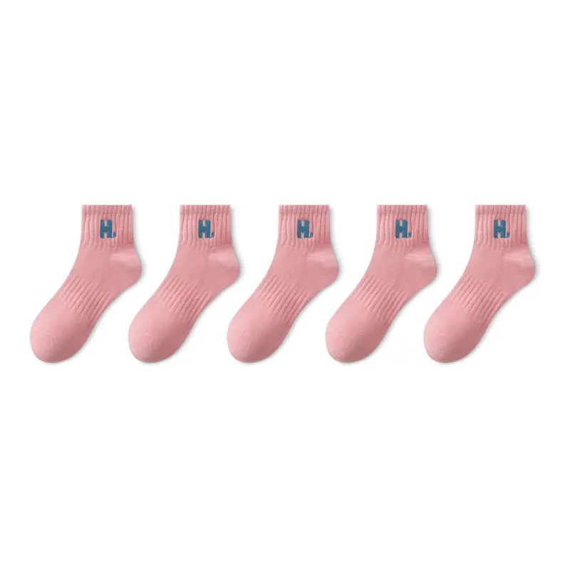 Taste The Color Mid Calf Socks Women's 5 Pack-10