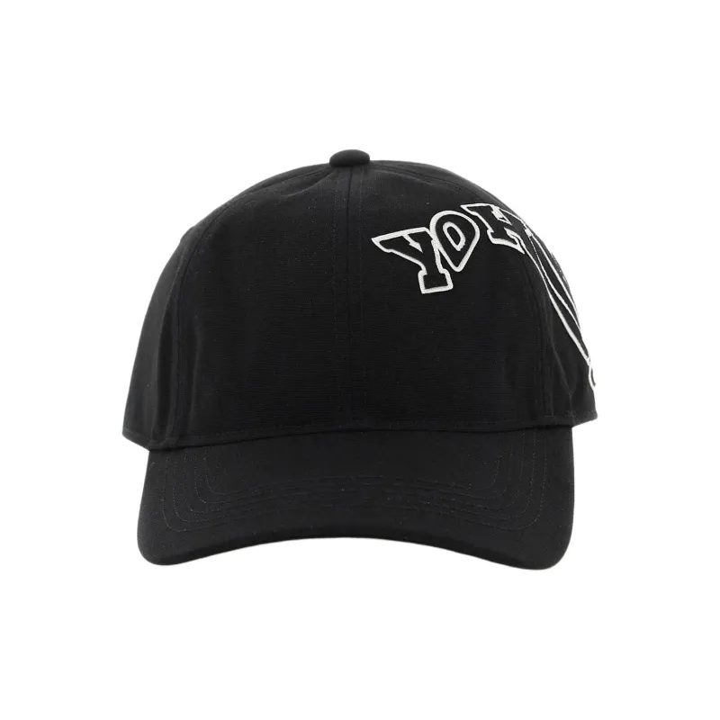 Y 3 Logo Detailed Baseball Cap-0