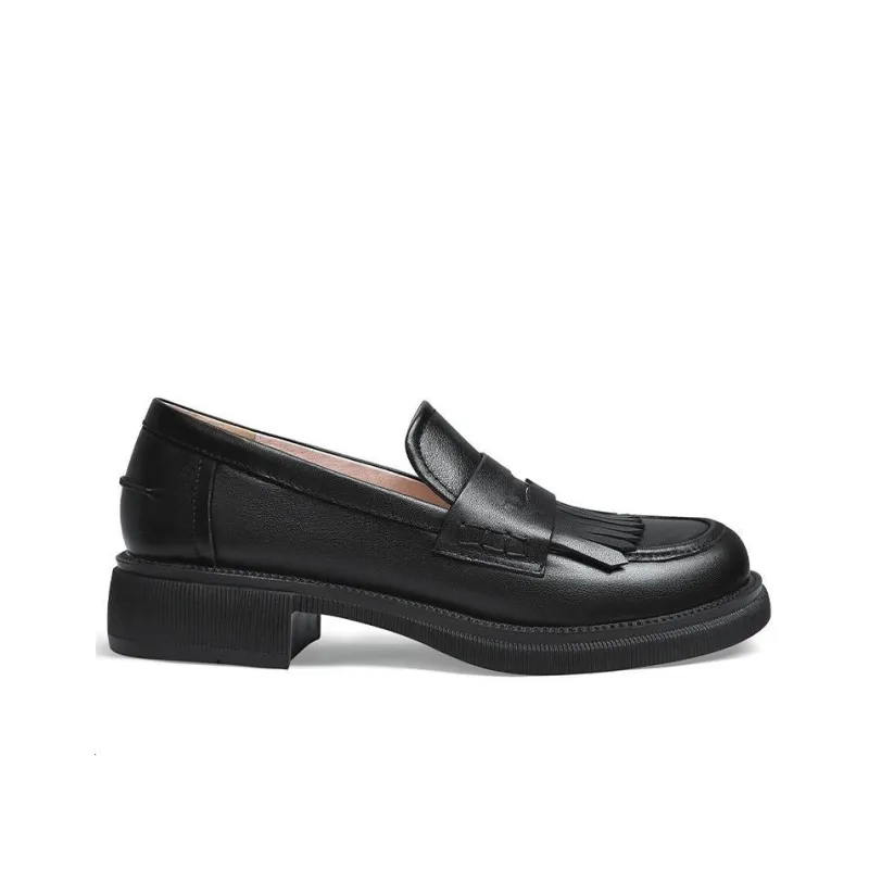 Lily Wei Loafers 3cm Women's Black-1