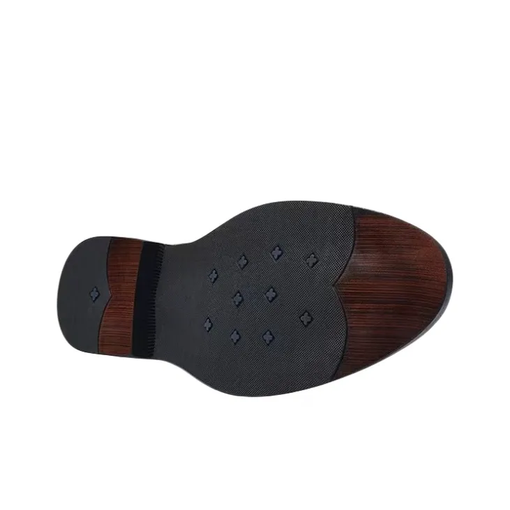 KACHILANG Dress Shoes Men Low Top Black/Brown-3
