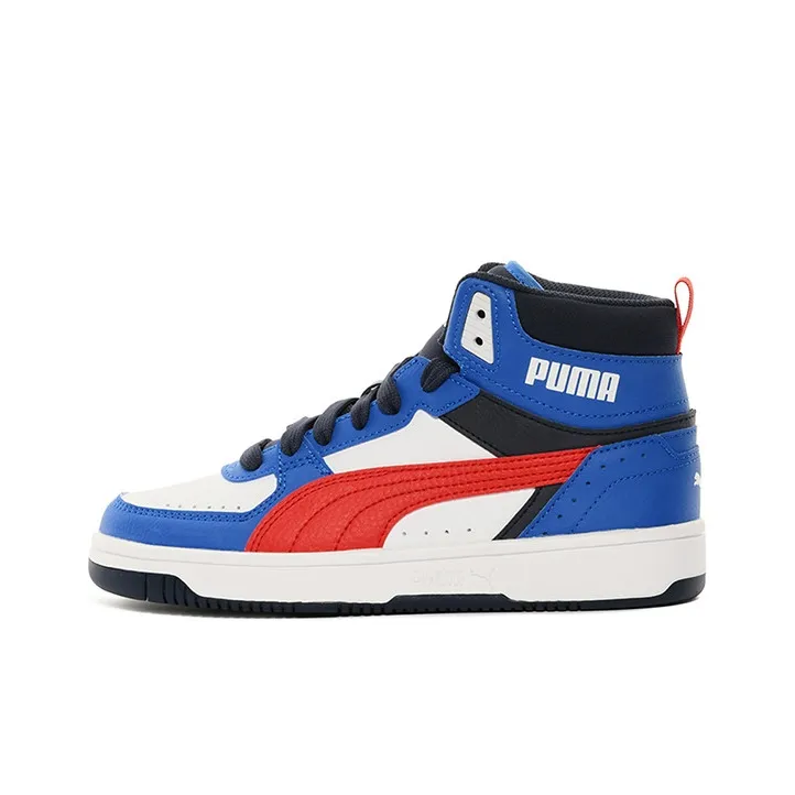 PUMA Rebound Joy Mid Top Skateboard Shoes Unisex Blue-0