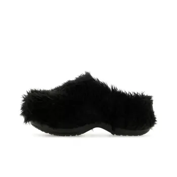 Balenciaga X Crocs™ Faux-fur Mules