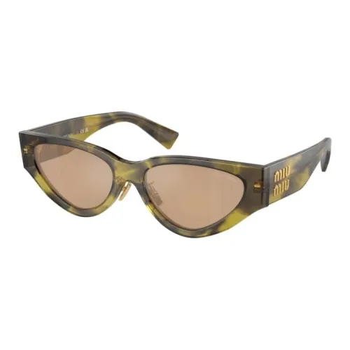 MIU MIU Eyewear Logo-lettering Cat-eye Sunglasses