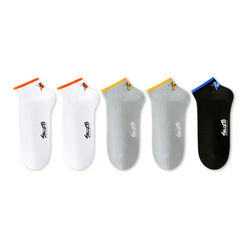 Taste The Color Ankle Socks Unisex 5 Pack