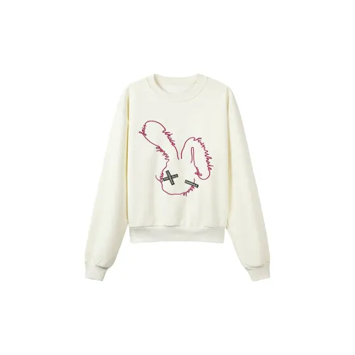 FAIRWHALE Sweatshirts Women's Off White