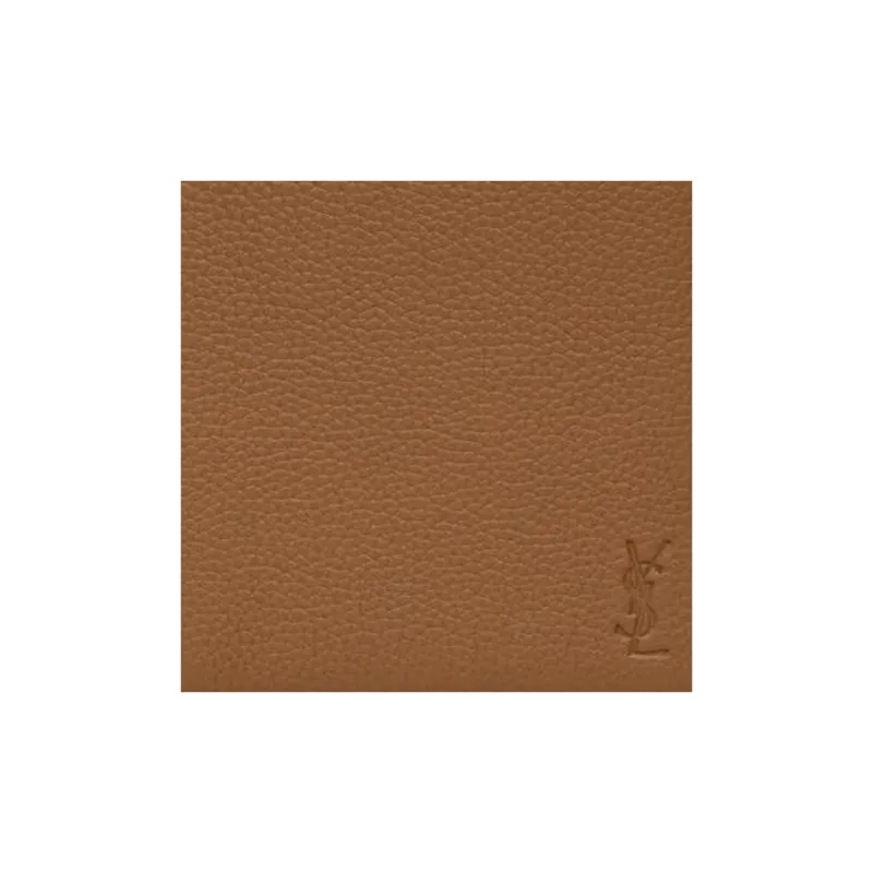 SAINT LAURENT CASSANDRE Cow Leather Wallet Men's Fox-4
