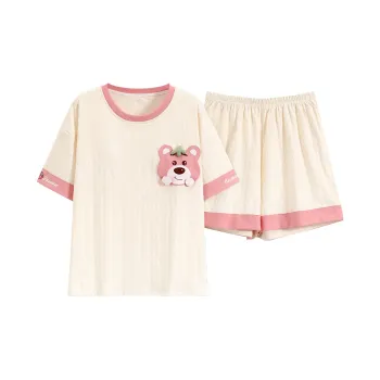 The Story Of The Flower Season Pajama Set Women's Ecru