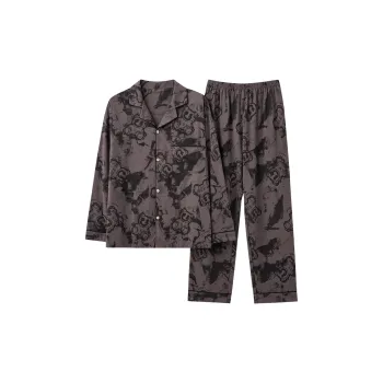 CHUDUAN Pajama Set Men's 2 Pack Lead