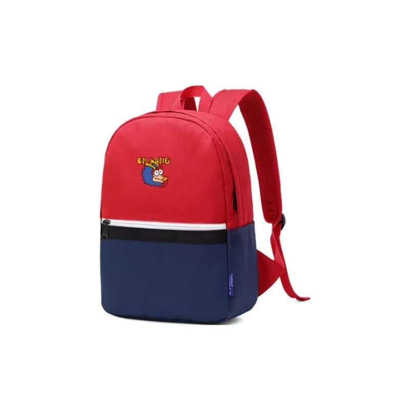 ElevethSign Polyester Backpack Large Size Men's Large Eye Faucet - Red-1