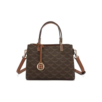 MEXICAN PVC Shoulder Bag, Handbag Regular Women's Mocha Coffee/Khaki Apricot/Elegant White