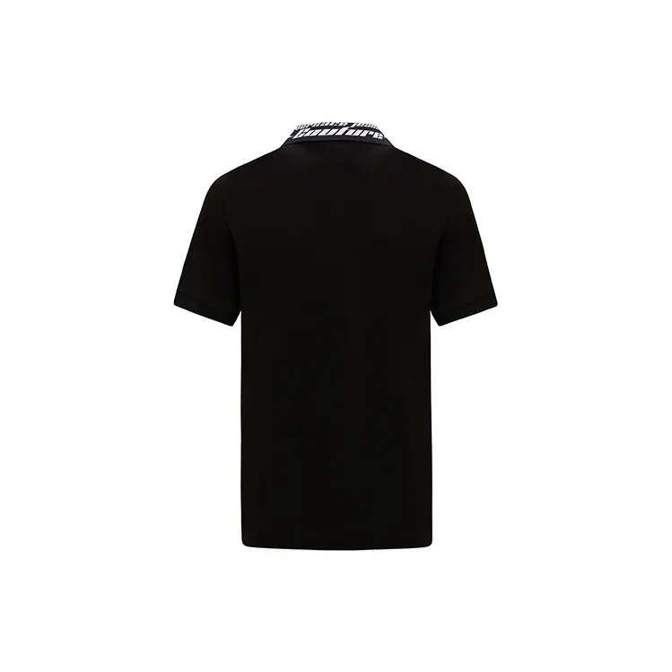 VERSACE JEANS COUTURE SS24 Polo Shirt Men's Black-1