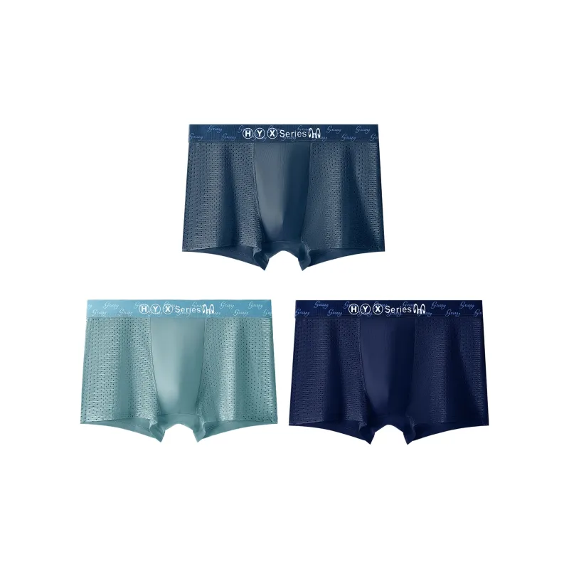 H YXIANG Square cut Underwear Men's 3 Pack-2