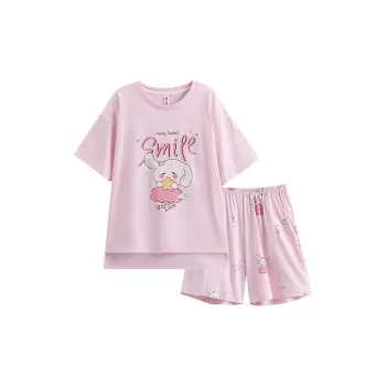 FENTENG Pajama Set Women's First Love Pink