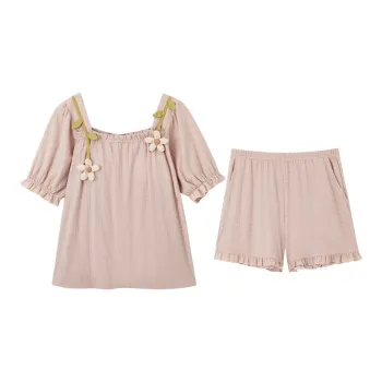 DAMOS·LOVE Pajama Set Women's Flesh