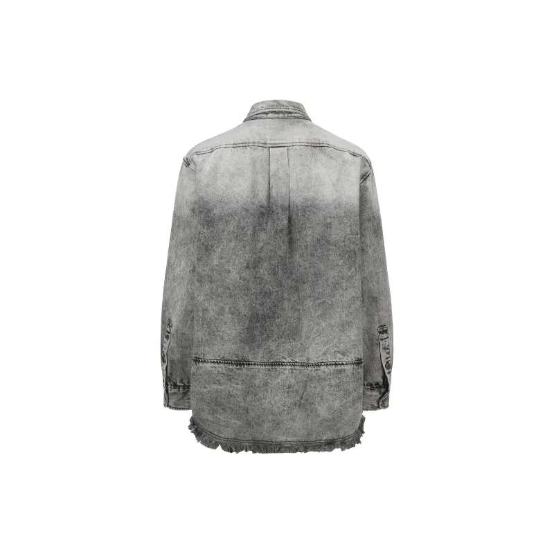 VANN VALRENCÉ Denim Jacket Unisex Mountain Lime-1