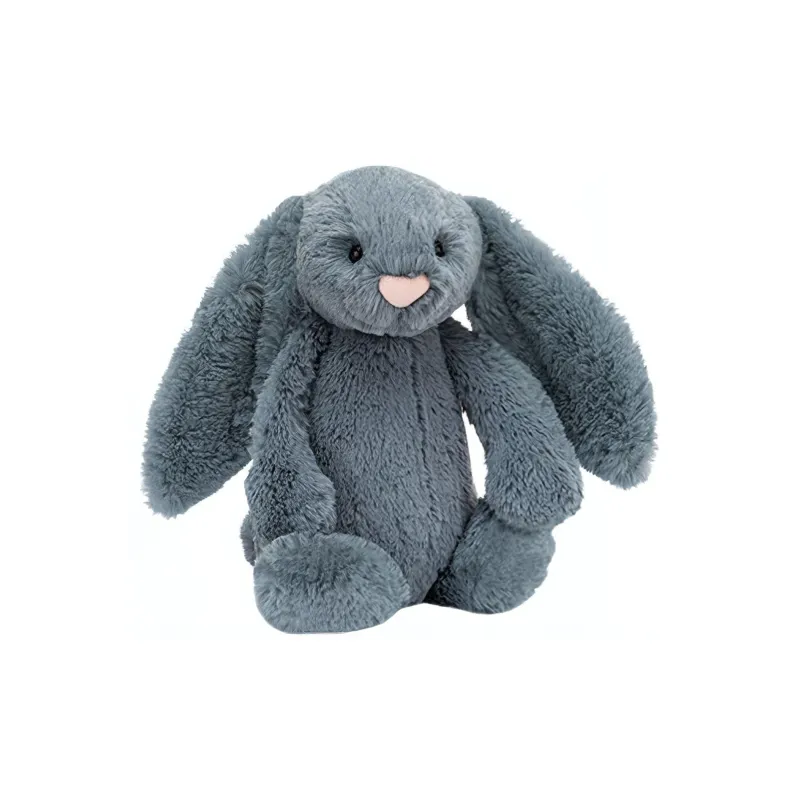 JELLYCAT Bashful Dusky Blue Bunny Plush Toy-0