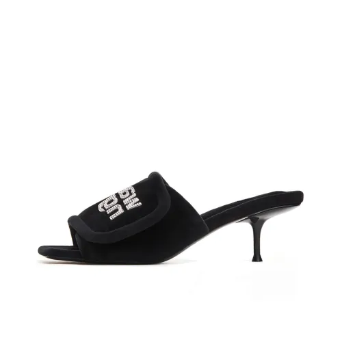 Alexander Wang Jessie Slide Slippers Women's Black