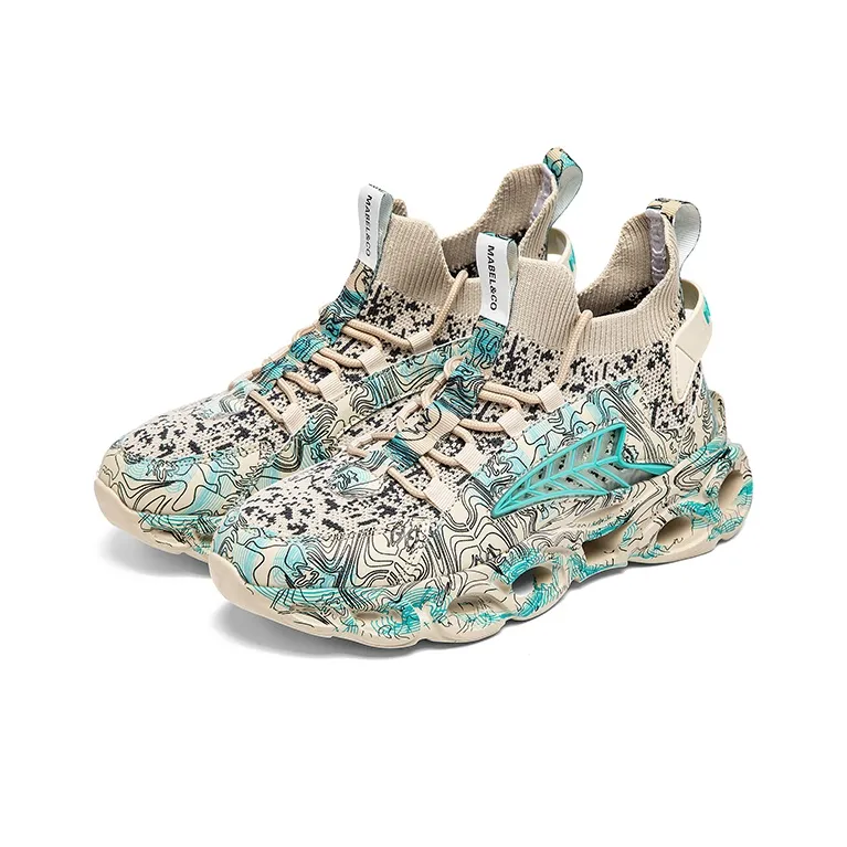 MABEL&CO Cushioning Wear-Resistant Breathable Impact-Resistant Lightweight Rebound Low-Top Running Shoes Men's-8