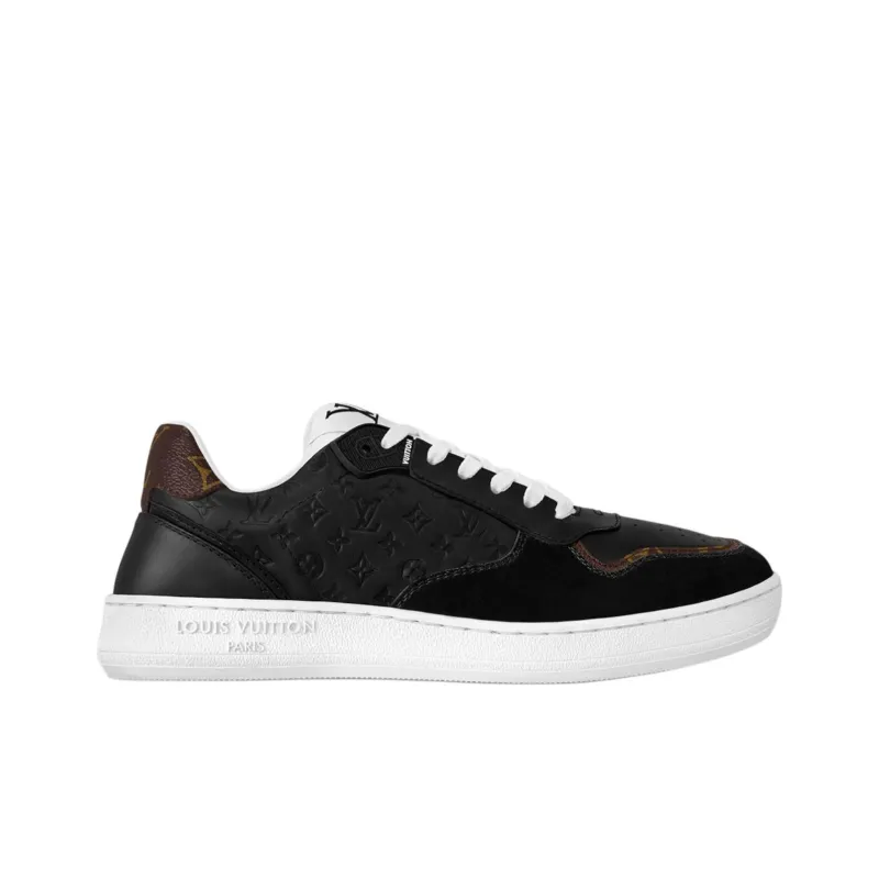 LOUIS VUITTON Stadium Low Top Skateboard Shoes Women's Black-1