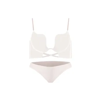 Flowers In Water Underwear Set Women's White