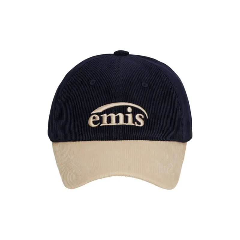 Emis Cotton Baseball Caps Unisex Dark Blue-1