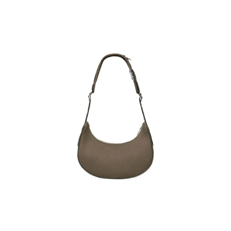 CELINE AVA Polyamide Shoulder Bag, Handbag, Shoulder Bag Medium Size Unisex Khaki Green-2