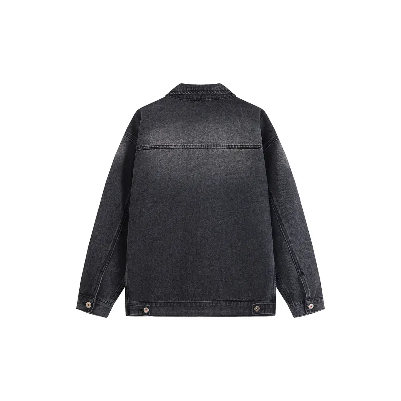 VALKOMM Denim Jacket Men's Modern Black-1