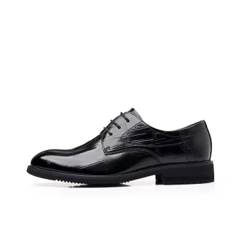 KACHILANG Dress Shoes Men Low Top Black/Brown