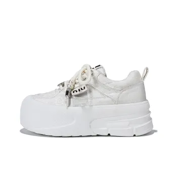 Junjali Skateboard Shoes Women's Low Top Black/Beige/Pink
