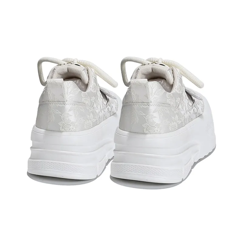 Junjali Skateboard Shoes Women's Low Top Black/Beige/Pink-2
