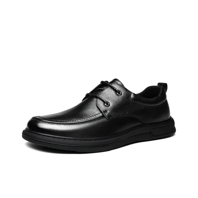 FAPAI Men's Casual Shoes Men Low Top Black-1