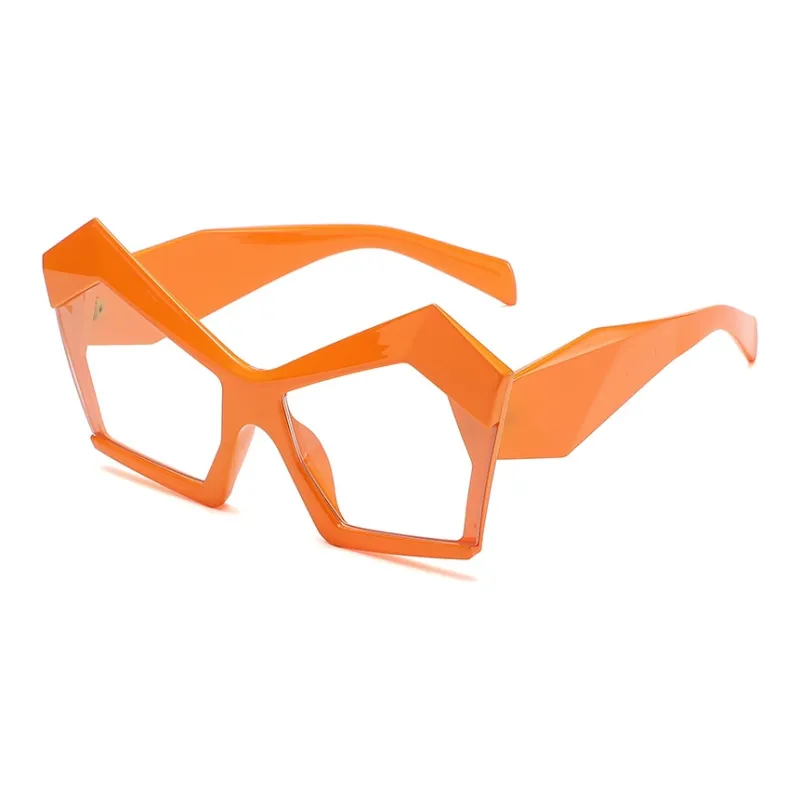 SOMAN Irregular Shape Sunglasses Women's-5