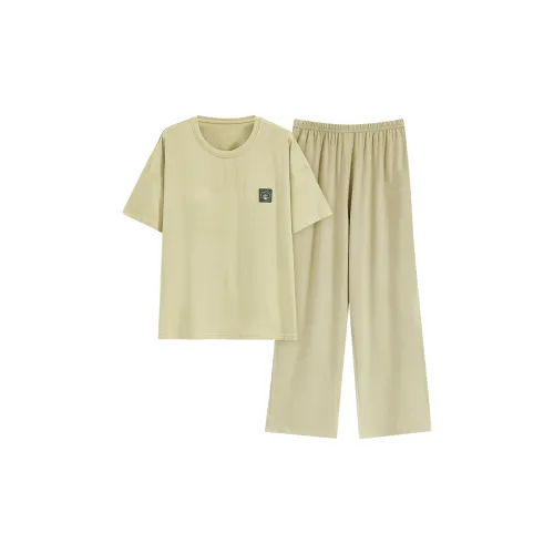 The Story Of The Flower Season Pajama Set Women's Matcha