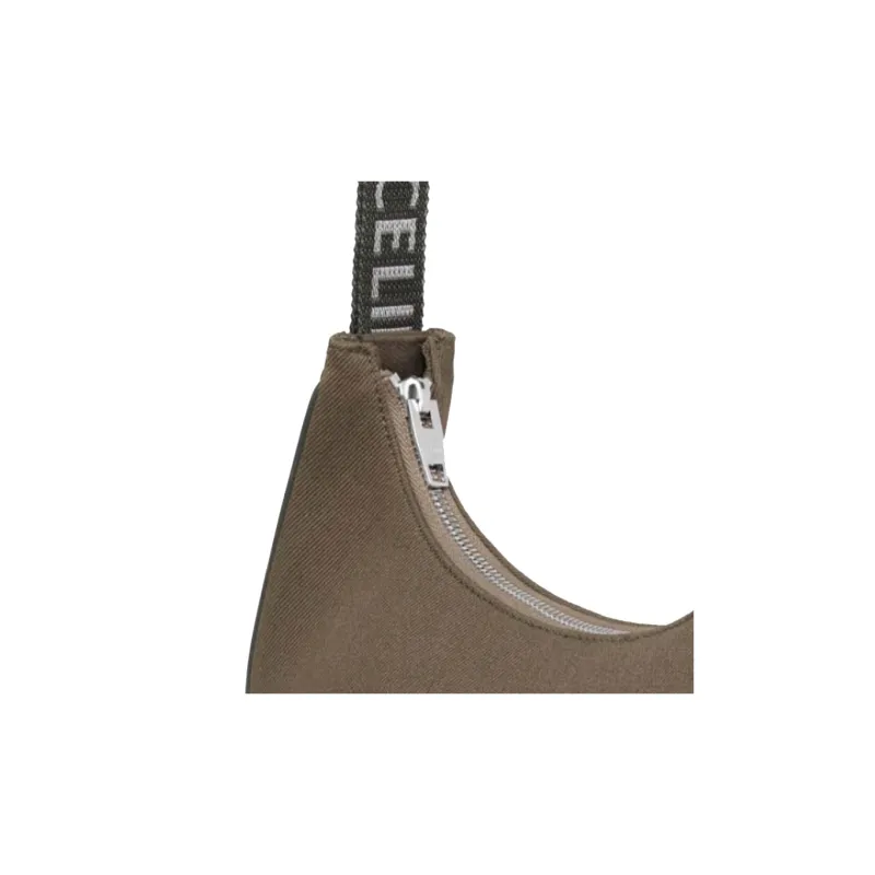 CELINE AVA Polyamide Shoulder Bag, Handbag, Shoulder Bag Medium Size Unisex Khaki Green-4