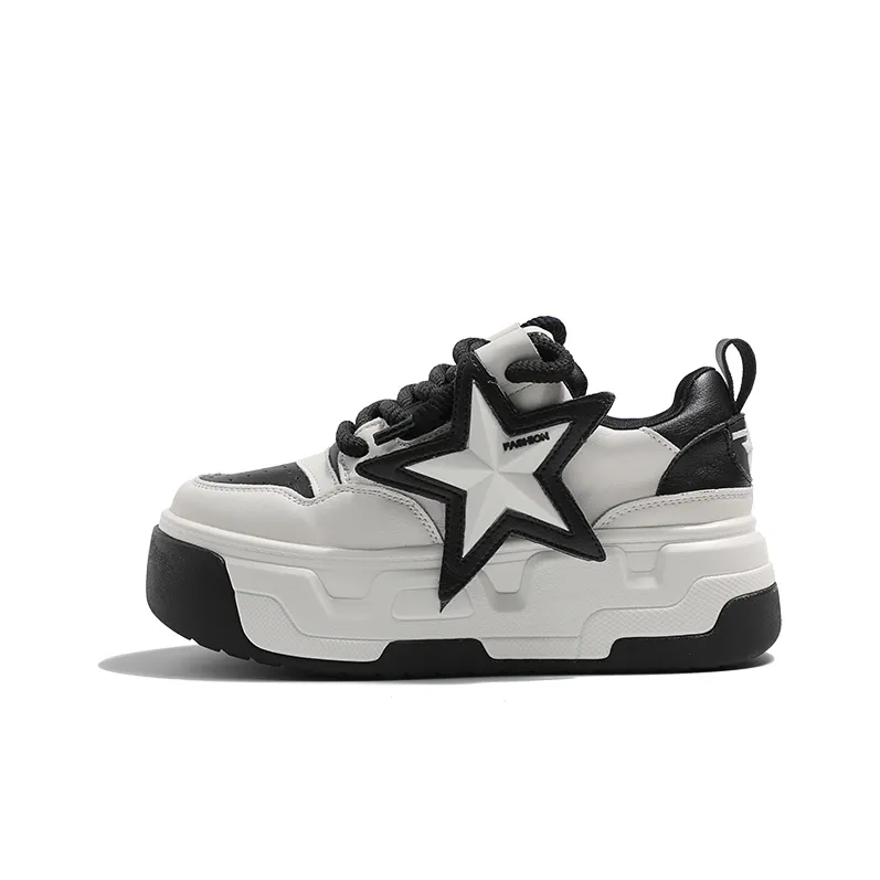 MIS. DANNY Height Increasing Low-Top Skateboard Shoes 6cm Women's-0