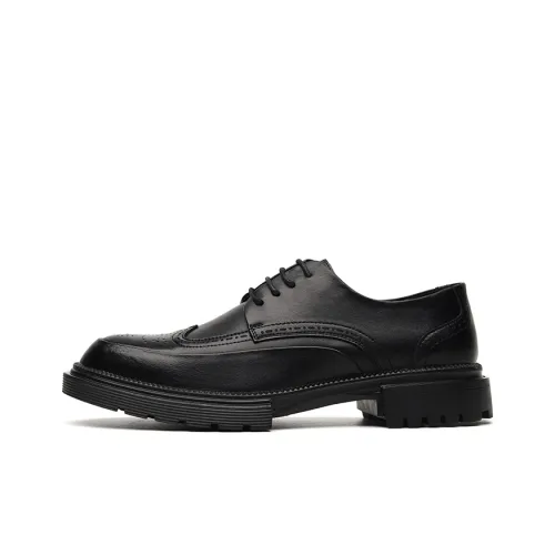 DOUBLE STAR 88 Dress Shoes Men Low-Top Black