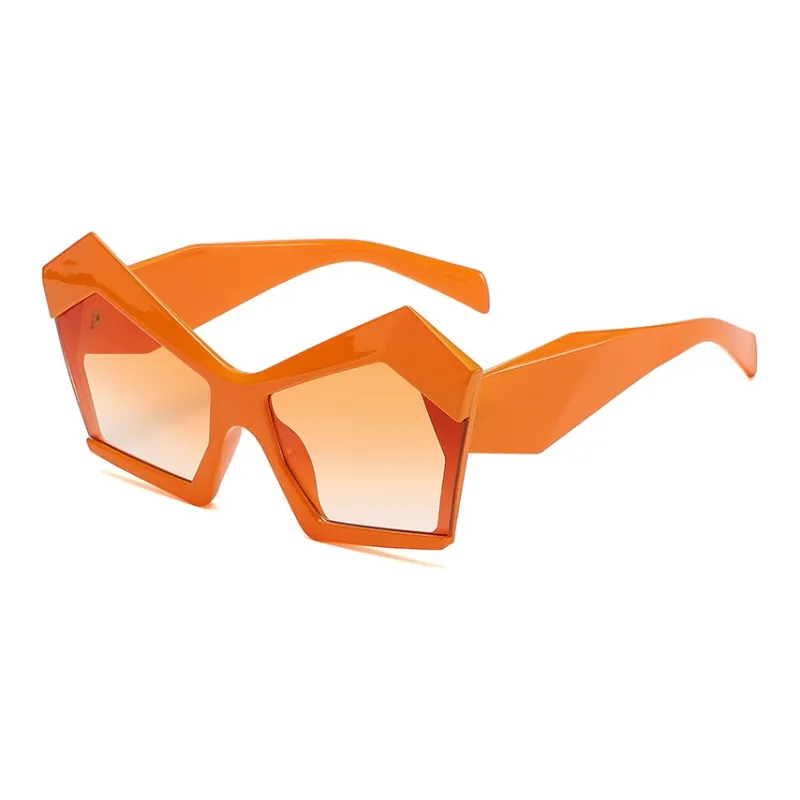 SOMAN Irregular Shape Sunglasses Women's-10