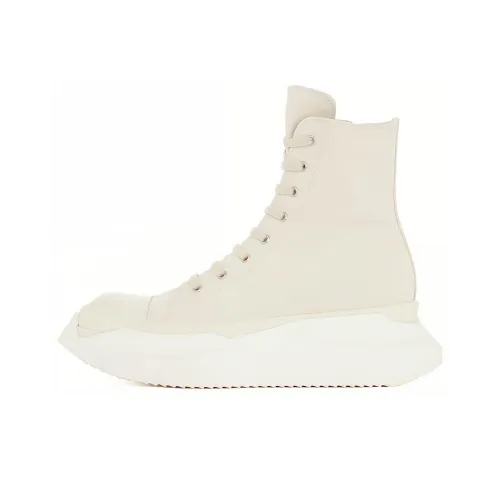 RICK OWENS Fogachine Casual Shoes Men High-Top White