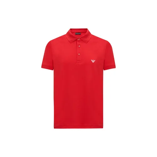 EMPORIO ARMANI Polo Shirts Men Red