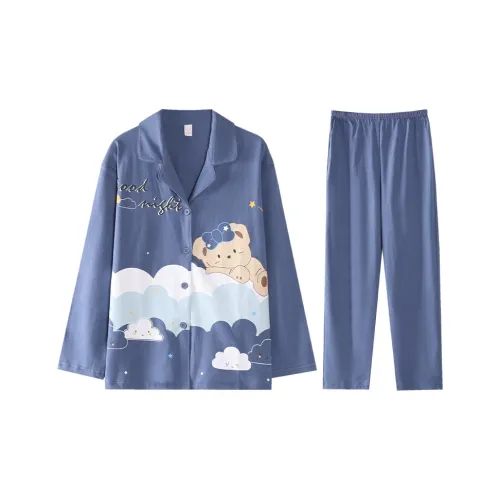 William Pajama Set Women's Blue