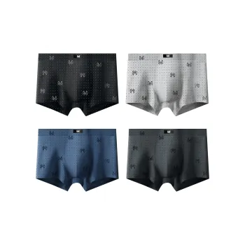 H-YXIANG Underpants Men's 4 Pack
